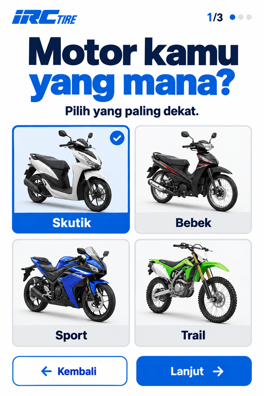 Konsep pilihan motor